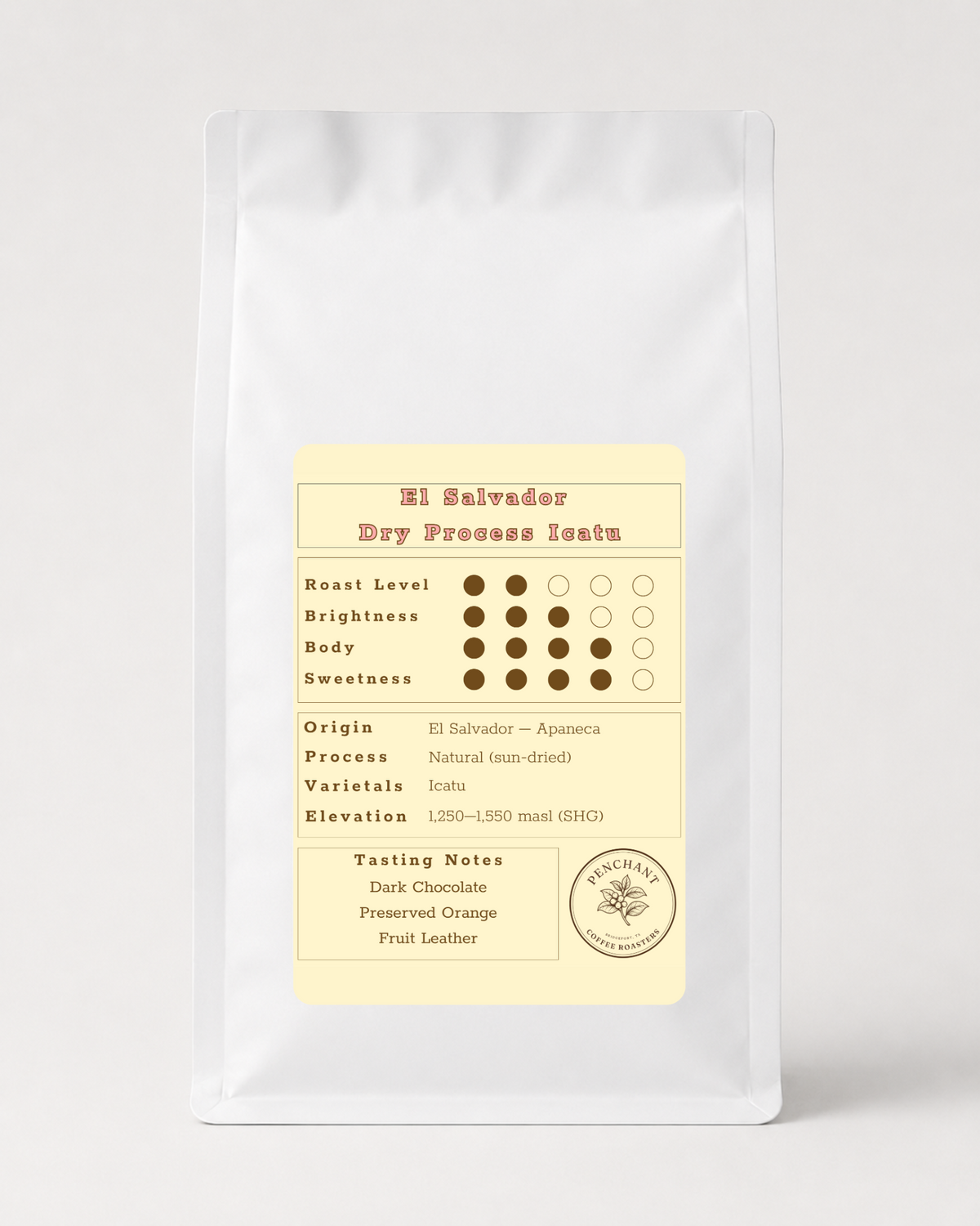 El Salvador Dry Process Icatu